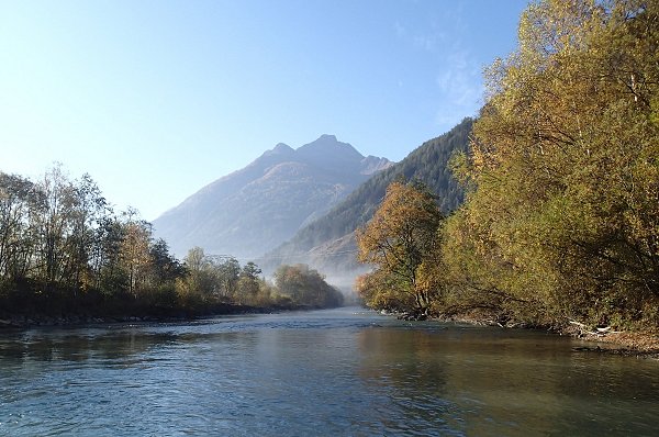 the river Isel in Austria -Tyrol