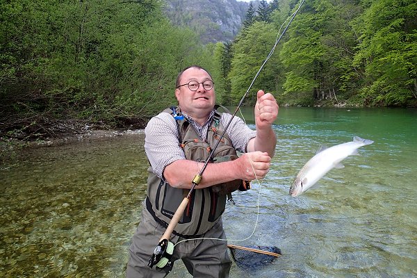 the recent flyfishing trips - flyfishing with Claude Behr